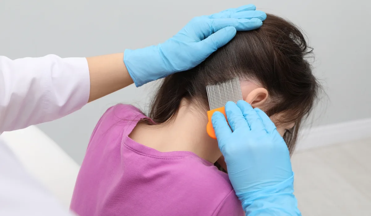 Professional lice treatment at home