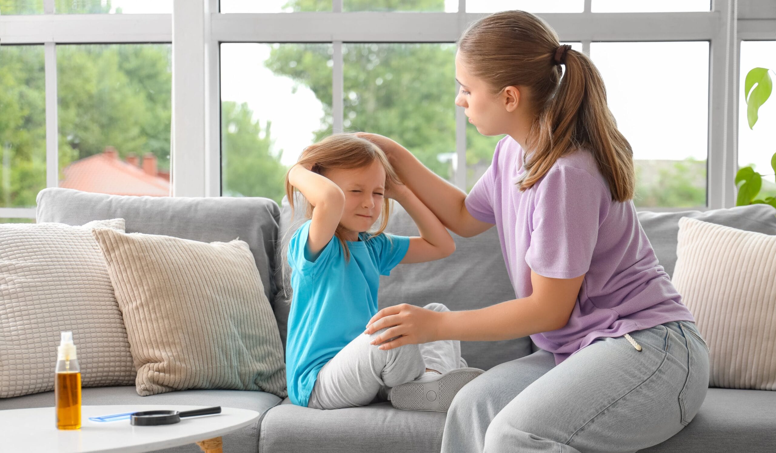 Experienced technician for lice removal treatment